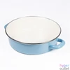 Kép 3/4 - TOO LINE BLUE LOW 3,2 literes, 24cm átmérő, 7,5cm magasságú alacsony lábas (fazék) üveg fedővel