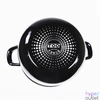 Kép 4/4 - TOO BELLY FARM BLACK 6,2 literes, 24cm átmérő, 15cm magasságú lábas (fazék) üveg fedővel