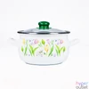 Kép 2/5 - TOO BELLY TULIP 4,8 literes, 22cm átmérő, 14cm magasságú lábas (fazék) üveg fedővel