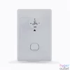 Kép 3/4 - TOO FANC-120-333-W fali kapcsolós mennyezeti ventilátor LED világítással, 120 cm