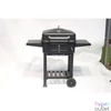 Kép 3/8 - TOO BG-200B fekete BBQ faszenes grillkocsi két oldalsó asztallal