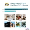 Kép 6/16 - TP-Link EAP650-Wall AX3000 Dual-Band Wi-Fi 6 3xGbE LAN port fali Vezeték nélküli Gigabit Access Point
