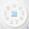 Kép 2/12 - TP-Link DECO X50-PoE AX3000 Whole Home Mesh Wi-Fi 6 802.11ax vezeték nélküli rendszer (2db-os)