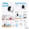 Kép 2/6 - TP-Link Tapo C200P2 Otthoni biztonsági 1080p Full HD Wi-Fi IP kamera 2 db/csomag