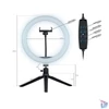 Kép 3/7 - Tracer TRAOSW46747 Ring Light 10 W/26 cm/600-1300 lm/gyűrűs LED lámpa mini állvánnyal