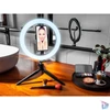 Kép 5/7 - Tracer TRAOSW46747 Ring Light 10 W/26 cm/600-1300 lm/gyűrűs LED lámpa mini állvánnyal