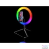 Kép 3/6 - Tracer TRAOSW46807 Ring Light 8 W/26 cm/600-1700 lm/RGB/gyűrűs LED lámpa mini állvánnyal