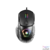 Kép 3/9 - Tracer Neon GameZone USB RGB fekete/átlátszó egér