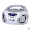 Kép 1/3 - Trevi CMP 544BT hordozható fehér Bluetooth/FM/USB/AUX/CD boombox