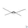 Kép 2/2 - TRIO 674410342 Oxford antracit LED fali/mennyezeti lámpa