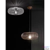 Kép 2/2 - TRIO 606900161 Johann 60W E27 antik szürke mennyezeti lámpatest