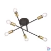 Kép 1/2 - TRIO 606700632 Cross 40W E27 fekete mennyezeti lámpatest