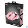 Kép 3/6 - Trust GXT 101P Gav USB pink gamer egér