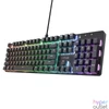 Kép 1/4 - Trust 25683 GXT 871 Zora HUN fekete mechanikus gamer billentyűzet