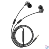 Kép 3/4 - UiiSii K8 két mikrofonos fekete fülhallgató