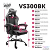 Kép 6/6 - Ventaris VS300BK fekete gamer szék