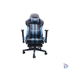 Kép 2/2 - Ventaris VS500BL lábtámasszal! kék gamer szék