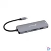 Kép 1/4 - Verbatim 32151 USB-C Pro Multiport CMH-08 8in1 ezüst HUB