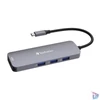 Kép 3/4 - Verbatim 32151 USB-C Pro Multiport CMH-08 8in1 ezüst HUB