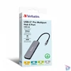 Kép 4/4 - Verbatim 32151 USB-C Pro Multiport CMH-08 8in1 ezüst HUB