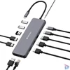 Kép 2/4 - Verbatim 32153 USB-C Pro Multiport CMH-13 13in1 ezüst HUB