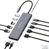 Kép 2/4 - Verbatim 32153 USB-C Pro Multiport CMH-13 13in1 ezüst HUB