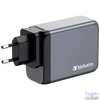 Kép 1/7 - Verbatim 32204 GNC-200 GaN Charger 200W USB Type-A + 3xType-C hálózati töltő adapter