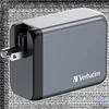Kép 2/7 - Verbatim 32204 GNC-200 GaN Charger 200W USB Type-A + 3xType-C hálózati töltő adapter