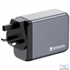 Kép 3/7 - Verbatim 32204 GNC-200 GaN Charger 200W USB Type-A + 3xType-C hálózati töltő adapter