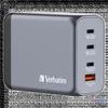 Kép 5/7 - Verbatim 32204 GNC-200 GaN Charger 200W USB Type-A + 3xType-C hálózati töltő adapter