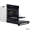 Kép 3/12 - Whirlpool OMSK58RU1SB fekete, beépíthető, sütőtér: 71L, grill, pirolitikus, sütő
