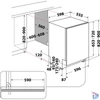 Kép 8/8 - Whirlpool WI 7020 P beépíthető 14 terítékes mosogatógép