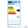 Kép 11/11 - Whirlpool WHVP 62F LT SK fekete, beépíthető, döntött, méret:59,8 cm, zajszint:65 dB, páraelszívó