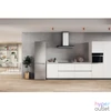 Kép 3/5 - Whirlpool W7X 92I OX inox, alulfagyasztós, Hűtő:263L, Fagyasztó:104L, No frost hűtőszekrény