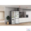 Kép 4/5 - Whirlpool W7X 92I OX inox, alulfagyasztós, Hűtő:263L, Fagyasztó:104L, No frost hűtőszekrény