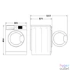 Kép 12/13 - Whirlpool FFB 7259 WV EE fehér, elöltöltős, max.1200ford., 7 kg, mosógép