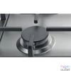 Kép 2/4 - Whirlpool TKRL 660 IX inox, beépíthető, gáz, főzőzóna: 4, beépíthető méret: 56cm, főzőlap