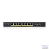 Kép 3/4 - ZyXEL GS1900-10HP v2 8port GbE LAN PoE (70W) 2port GbE SFP smart menedzselhető PoE switch