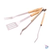 Kép 2/3 - Barbecook BC-ACC-7094 rozsdamentes acél grill készlet, 100% FSC, fa nyél