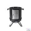 Kép 4/7 - Barbecook BC-SMO-5017 Oskar S zománcozott füstölő és grill, fekete, átmérő 40cm