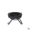 Kép 5/7 - Barbecook BC-SMO-5017 Oskar S zománcozott füstölő és grill, fekete, átmérő 40cm