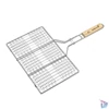 Kép 2/3 - Barbecook BC-ACC-7104 hamburgersütő grillrács, krómozott, fa nyél, 100% FSC, 6db-os