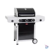 Kép 1/7 - Barbecook BC-GAS-2018 Siesta 310 Black Edition gázgrill, oldalégővel, 124x56x120cm