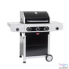 Kép 1/7 - Barbecook BC-GAS-2018 Siesta 310 Black Edition gázgrill, oldalégővel, 124x56x120cm