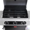 Kép 4/7 - Barbecook BC-GAS-2018 Siesta 310 Black Edition gázgrill, oldalégővel, 124x56x120cm