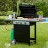 Kép 6/7 - Barbecook BC-GAS-2002 Spring 3112 gázgrill, tárolóval, 133x57x115cm