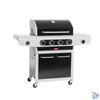 Kép 1/8 - Barbecook BC-GAS-2024 Siesta 412 Black Edition gázgrill, tárolóval, oldalégővel, 132x56x120cm
