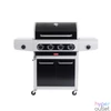 Kép 3/8 - Barbecook BC-GAS-2024 Siesta 412 Black Edition gázgrill, tárolóval, oldalégővel, 132x56x120cm