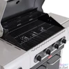 Kép 4/8 - Barbecook BC-GAS-2024 Siesta 412 Black Edition gázgrill, tárolóval, oldalégővel, 132x56x120cm