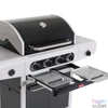 Kép 5/8 - Barbecook BC-GAS-2024 Siesta 412 Black Edition gázgrill, tárolóval, oldalégővel, 132x56x120cm